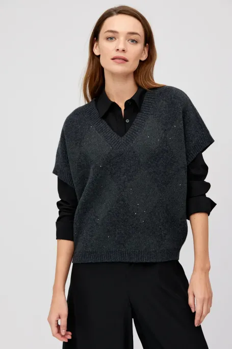 Pulover din lână merinos