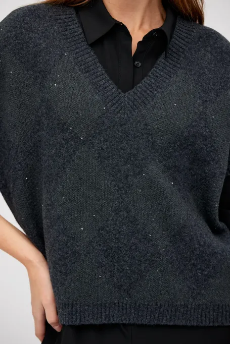 Pulover din lână merinos