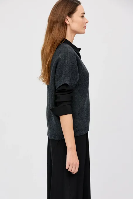 Pulover din lână merinos