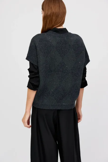 Pulover din lână merinos