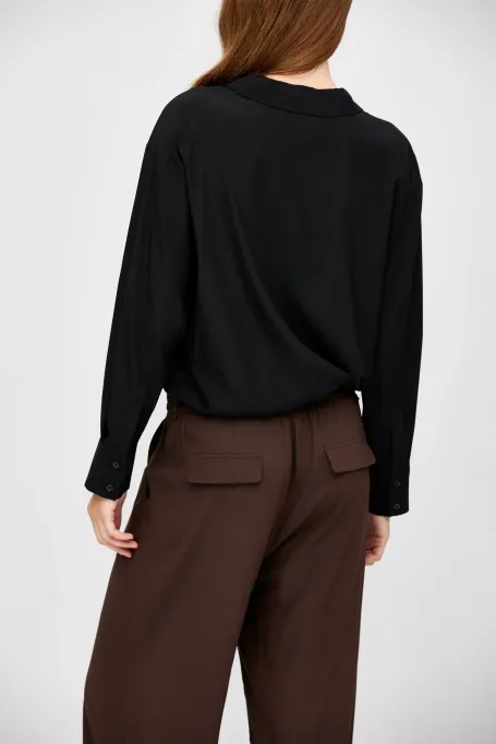 Body negre din mătase