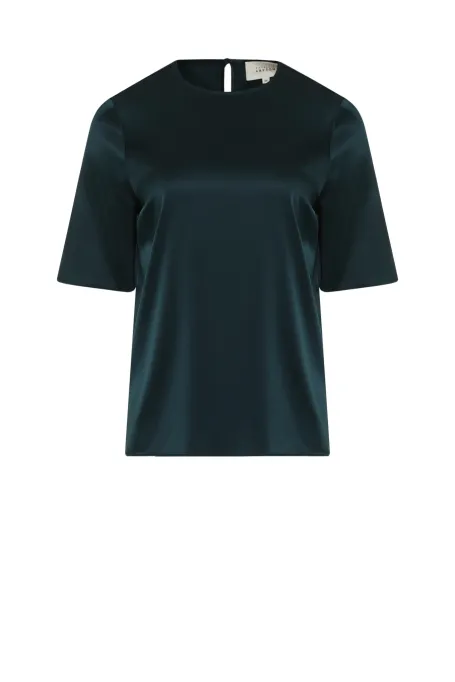 Bluză smarald din mătase