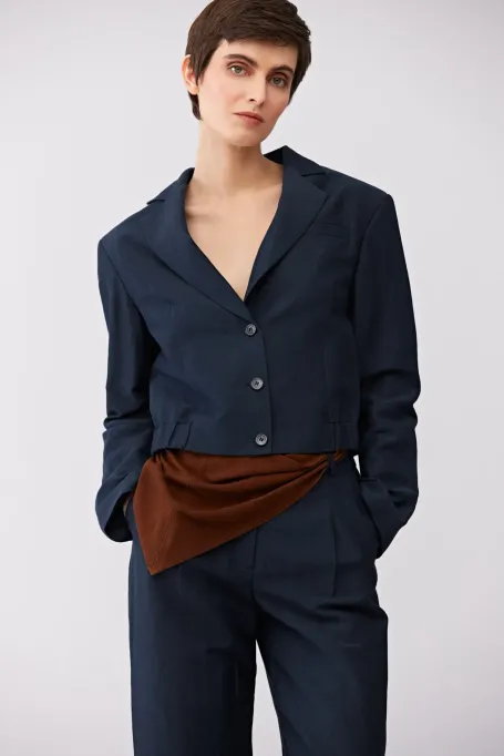 Eșarfă din piele întoarsă - Patrizia Aryton