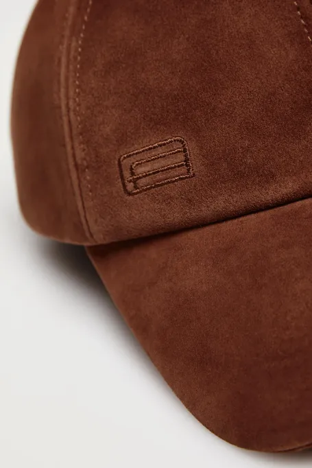 Șapcă din piele întoarsă - Patrizia Aryton