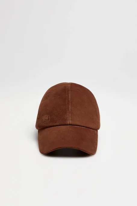 Șapcă din piele întoarsă - Patrizia Aryton