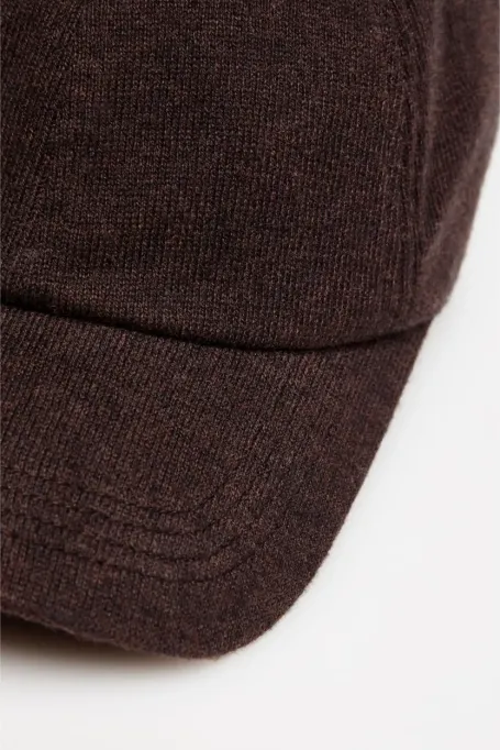 Șapcă cu cozoroc cu adaos de cașmir