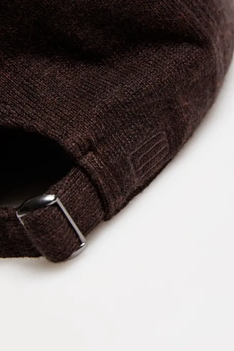 Șapcă cu cozoroc cu adaos de cașmir