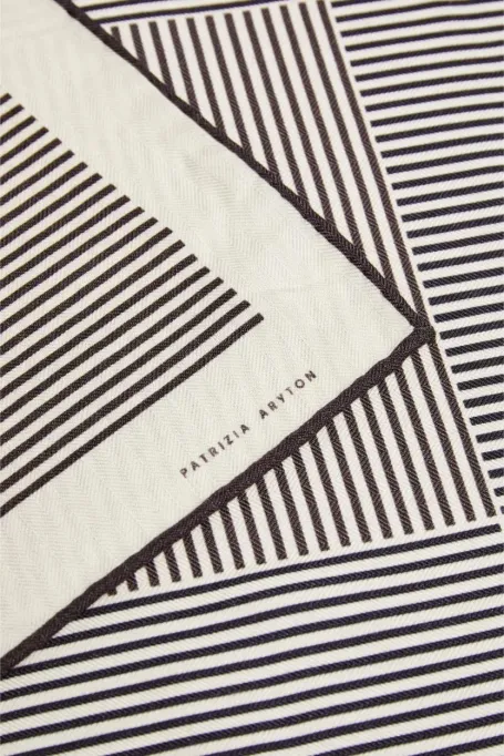 Eșarfă din lână și mătase - Patrizia Aryton