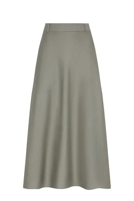 Fustă midi din lână - Patrizia Aryton