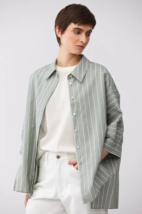 Cămașă lejeră din in și bumbac - Patrizia Aryton