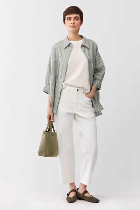 Cămașă lejeră din in și bumbac - Patrizia Aryton