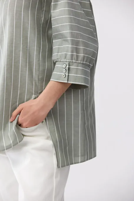 Cămașă lejeră din in și bumbac - Patrizia Aryton