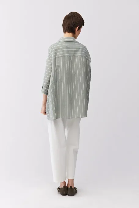 Cămașă lejeră din in și bumbac - Patrizia Aryton