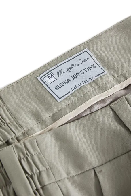 Pantaloni verzi din lână - Patrizia Aryton