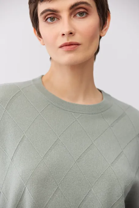 Bluză din lână merinos și cașmir - Patrizia Aryton