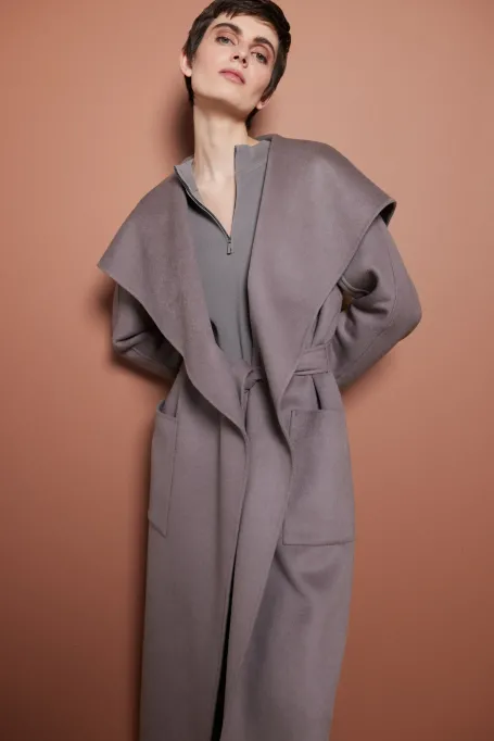 Palton double face cu mătase - Patrizia Aryton