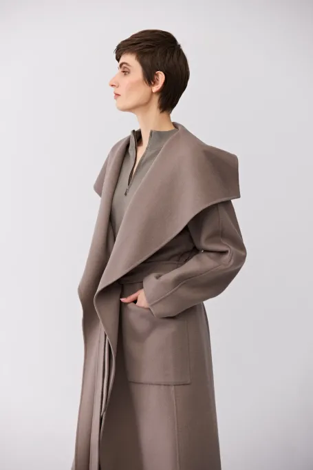 Palton double face cu mătase - Patrizia Aryton