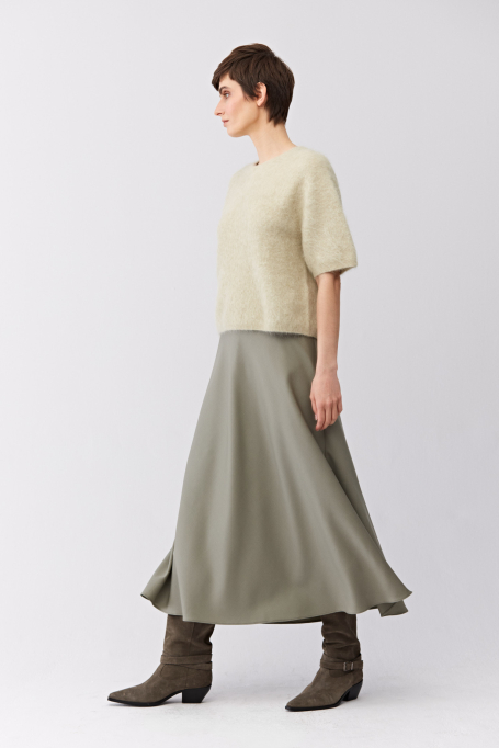 Fustă midi din lână - Patrizia Aryton