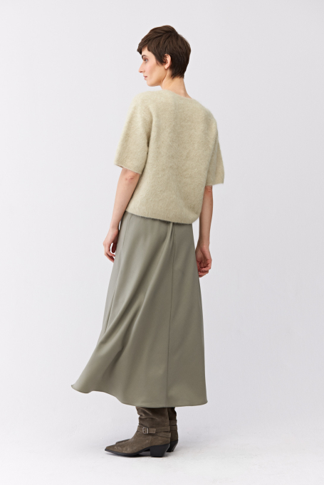 Fustă midi din lână - Patrizia Aryton