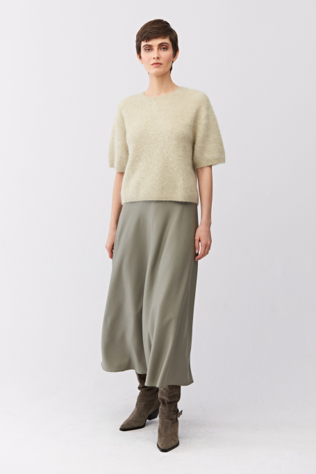 Fustă midi din lână - Patrizia Aryton