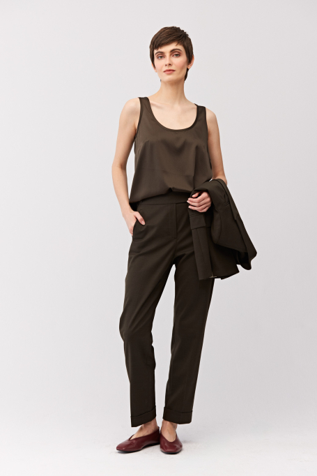 Pantaloni din lână pentru costum - Patrizia Aryton