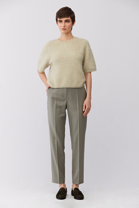 Pantaloni verzi din lână - Patrizia Aryton