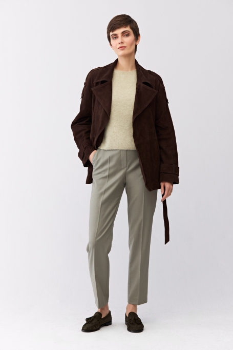 Pantaloni verzi din lână - Patrizia Aryton