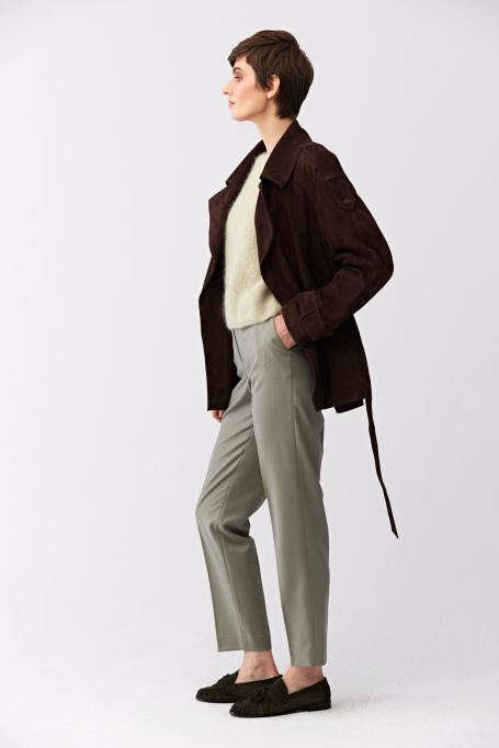 Pantaloni verzi din lână - Patrizia Aryton