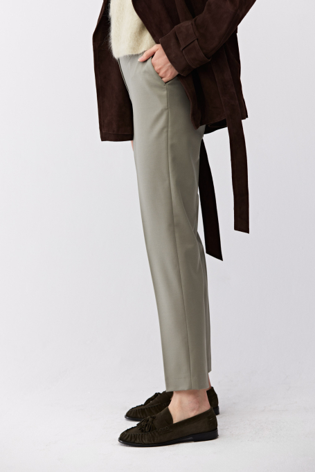 Pantaloni verzi din lână - Patrizia Aryton