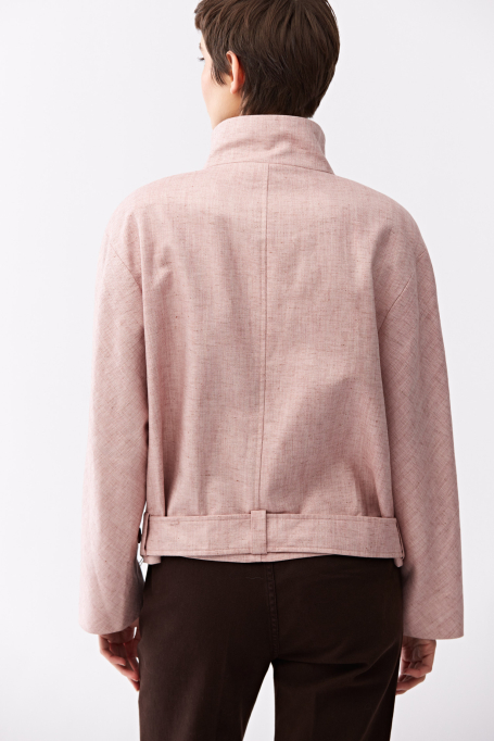 Geacă cu guler tip stând