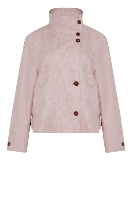 Geacă cu guler tip stând