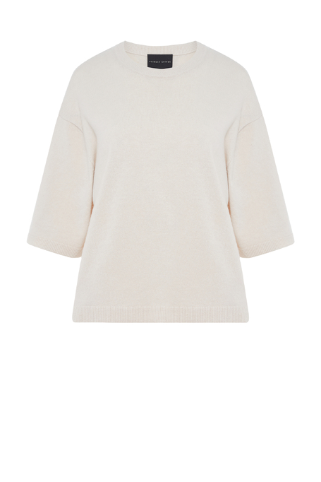 Bluză gri din lână merinos