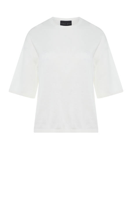 Buză albă cu mătase alb