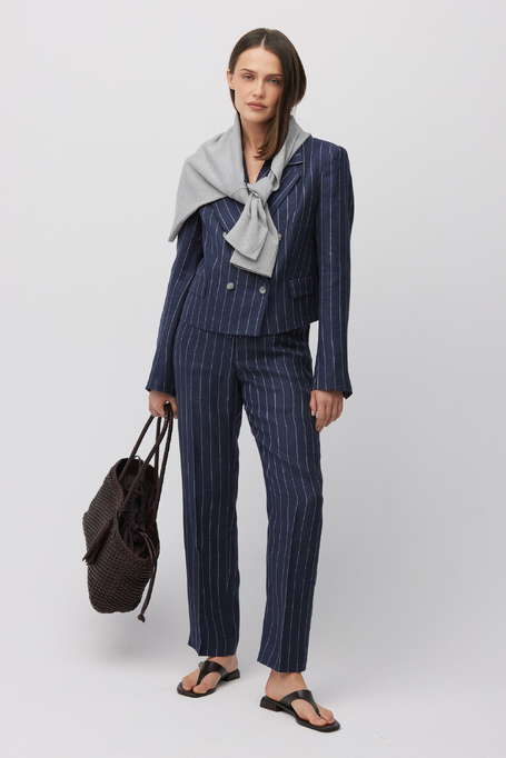 Pantaloni în dungi tenis pentru costum marină