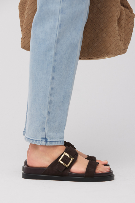 Jeans bleumarin cu talie înaltă marină