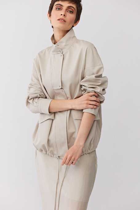 Geacă cu guler tip stând - Patrizia Aryton