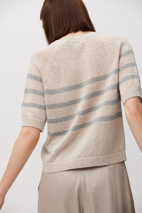 Pulover din in în dungi - Patrizia Aryton