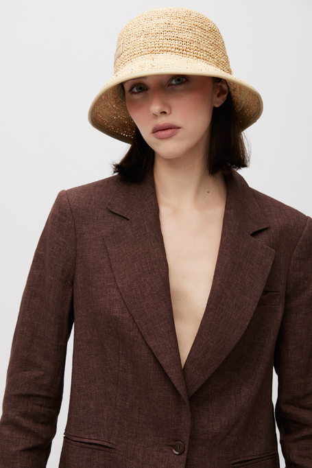 Pălărie din rafie - Patrizia Aryton