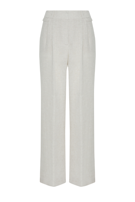 Pantaloni largi din in