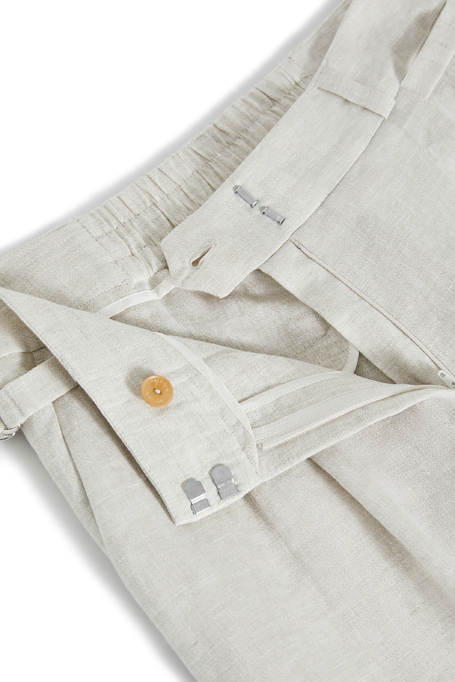 Pantaloni largi din in