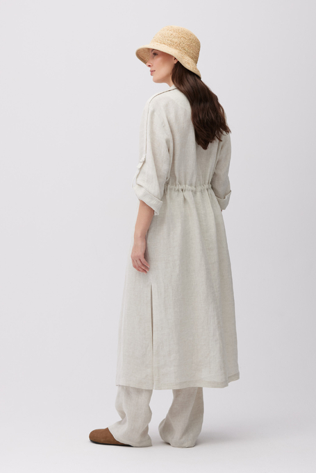 Jachetă lungă din in