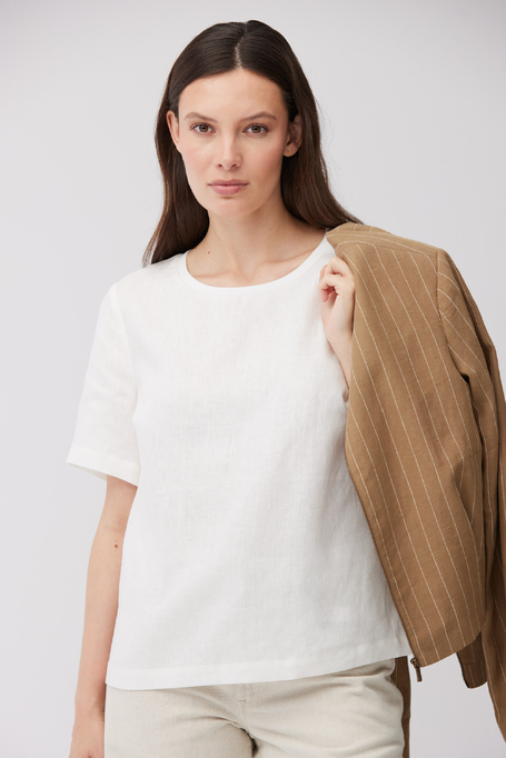 Cămașă albă din in