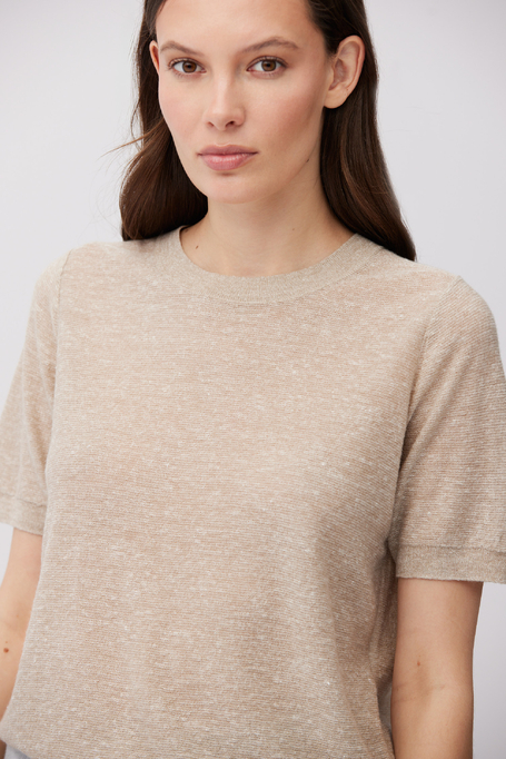 Bluză din lână și in