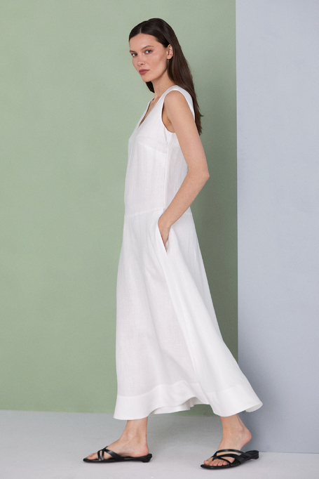 Rochie midi din in