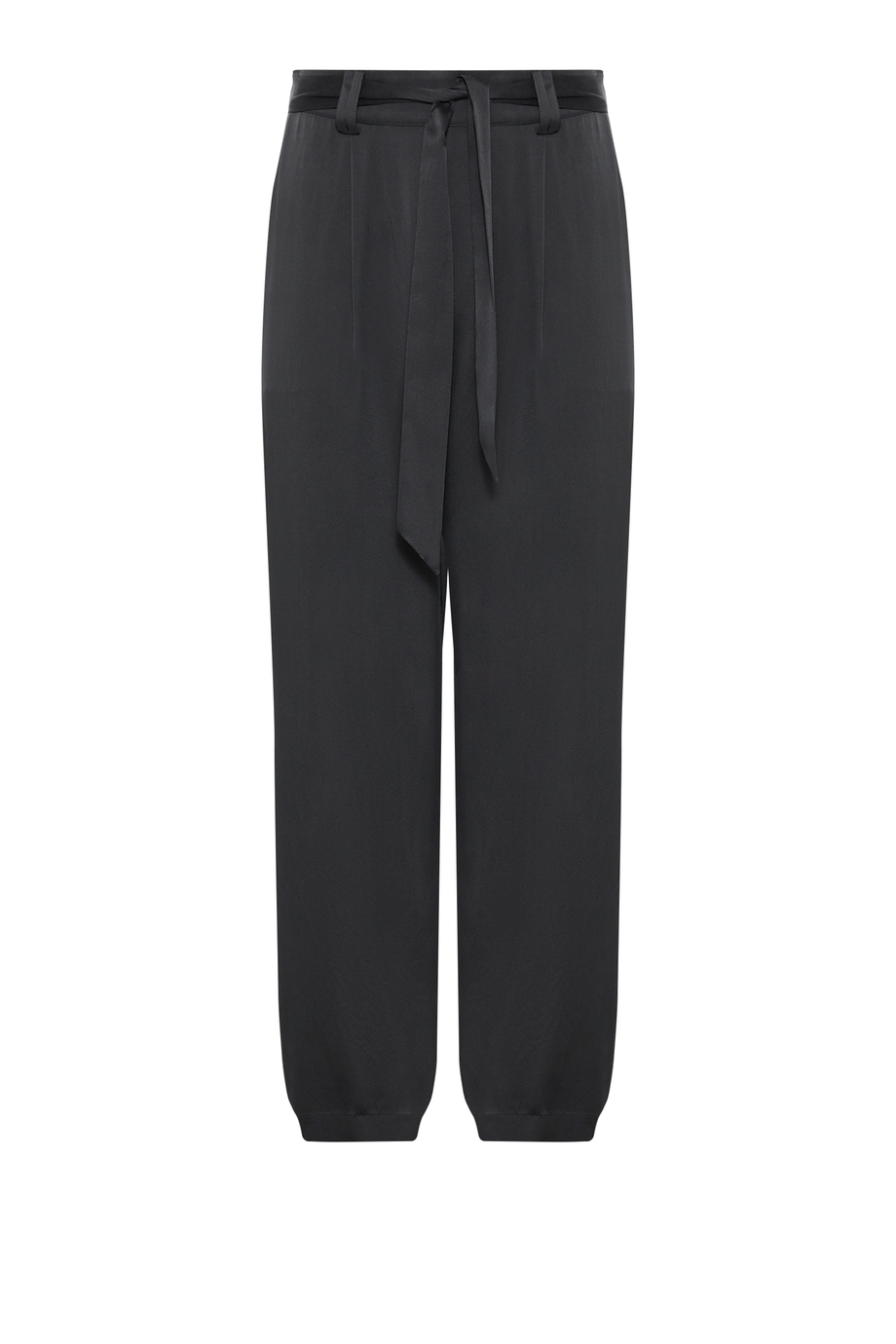 Pantaloni de mătase de culoare smarald. - Patrizia Aryton Pantaloni de mătase de culoare smarald. - Patrizia Aryton