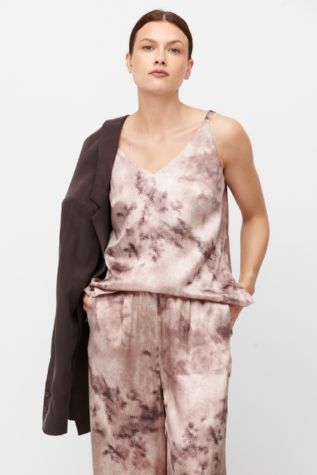 Top de mătase cu model - Patrizia Aryton