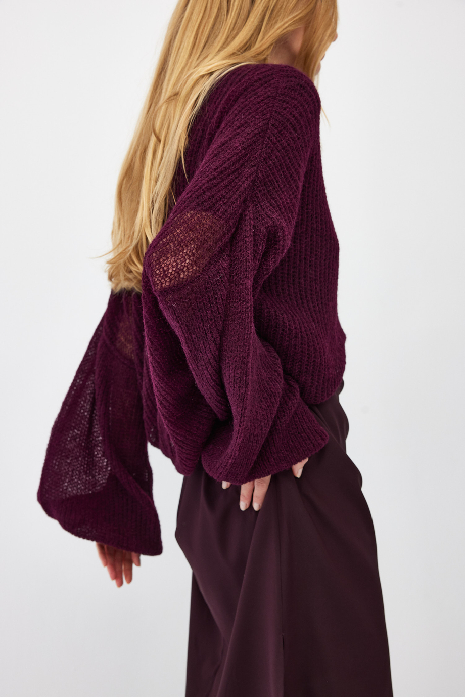 Pulover cu lânã de alpaca Pulover cu lânã de alpaca