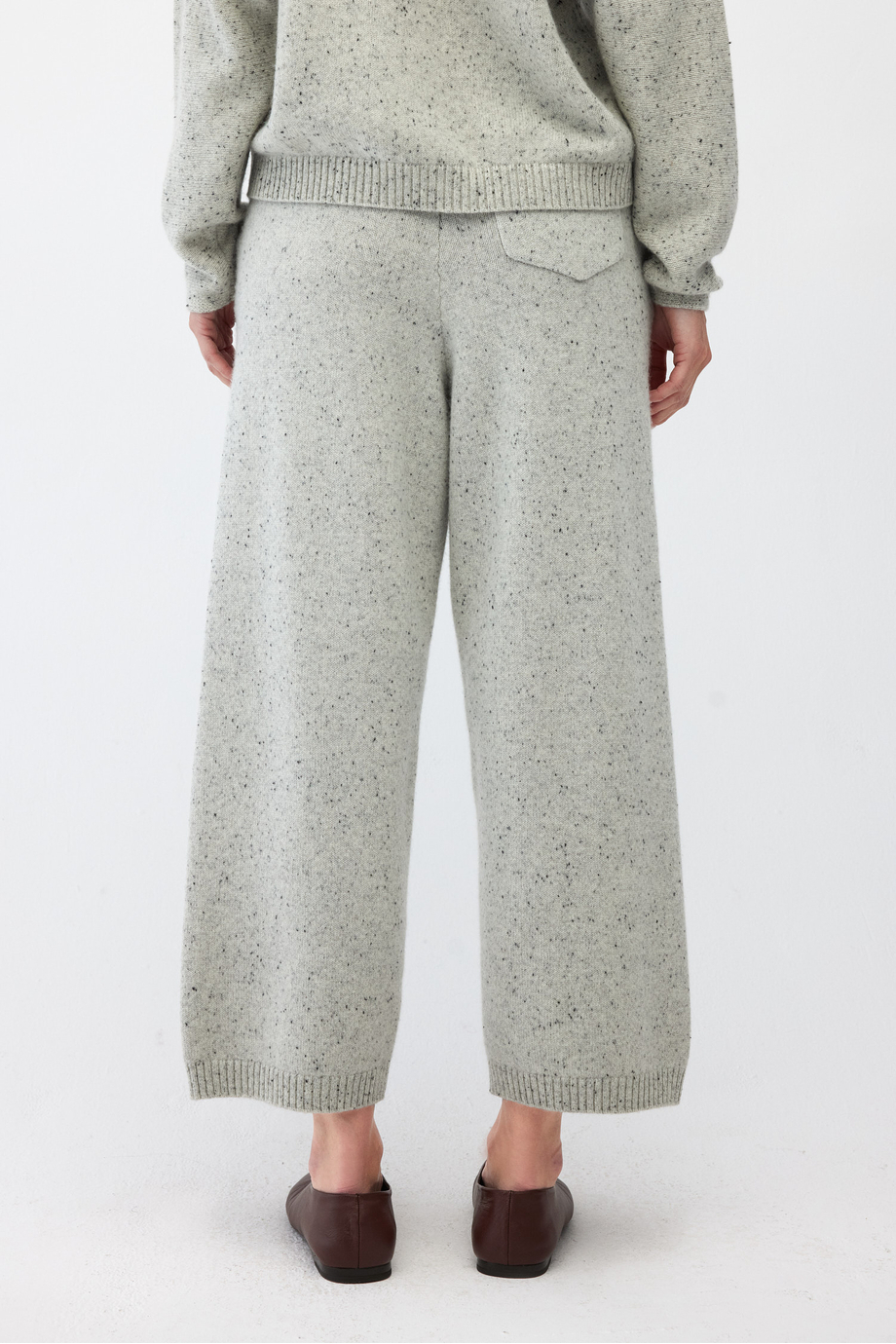 Pantaloni tricota?i cu ca?mir Pantaloni tricota?i cu ca?mir