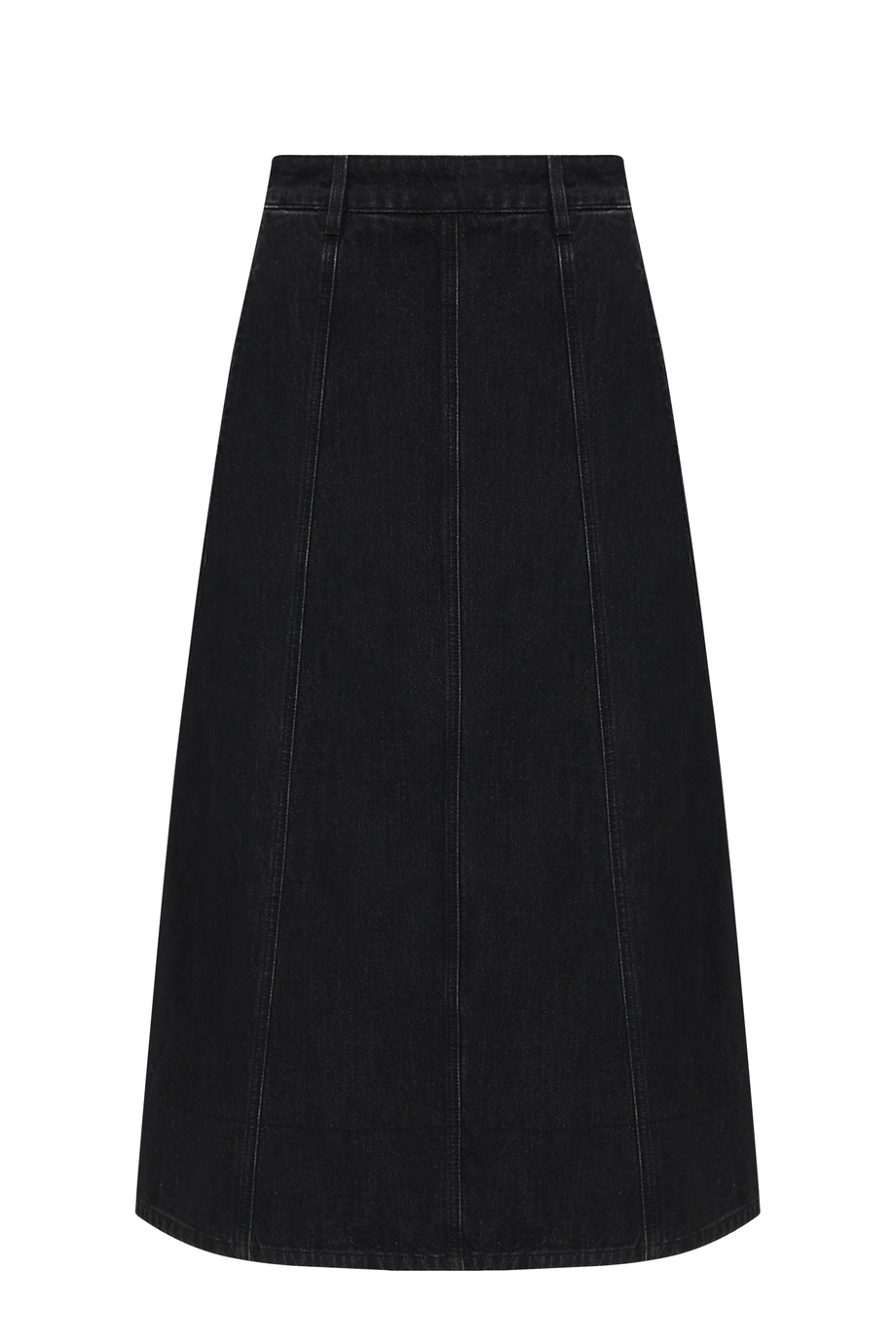 Fustã din denim gri închis Fustã din denim gri închis