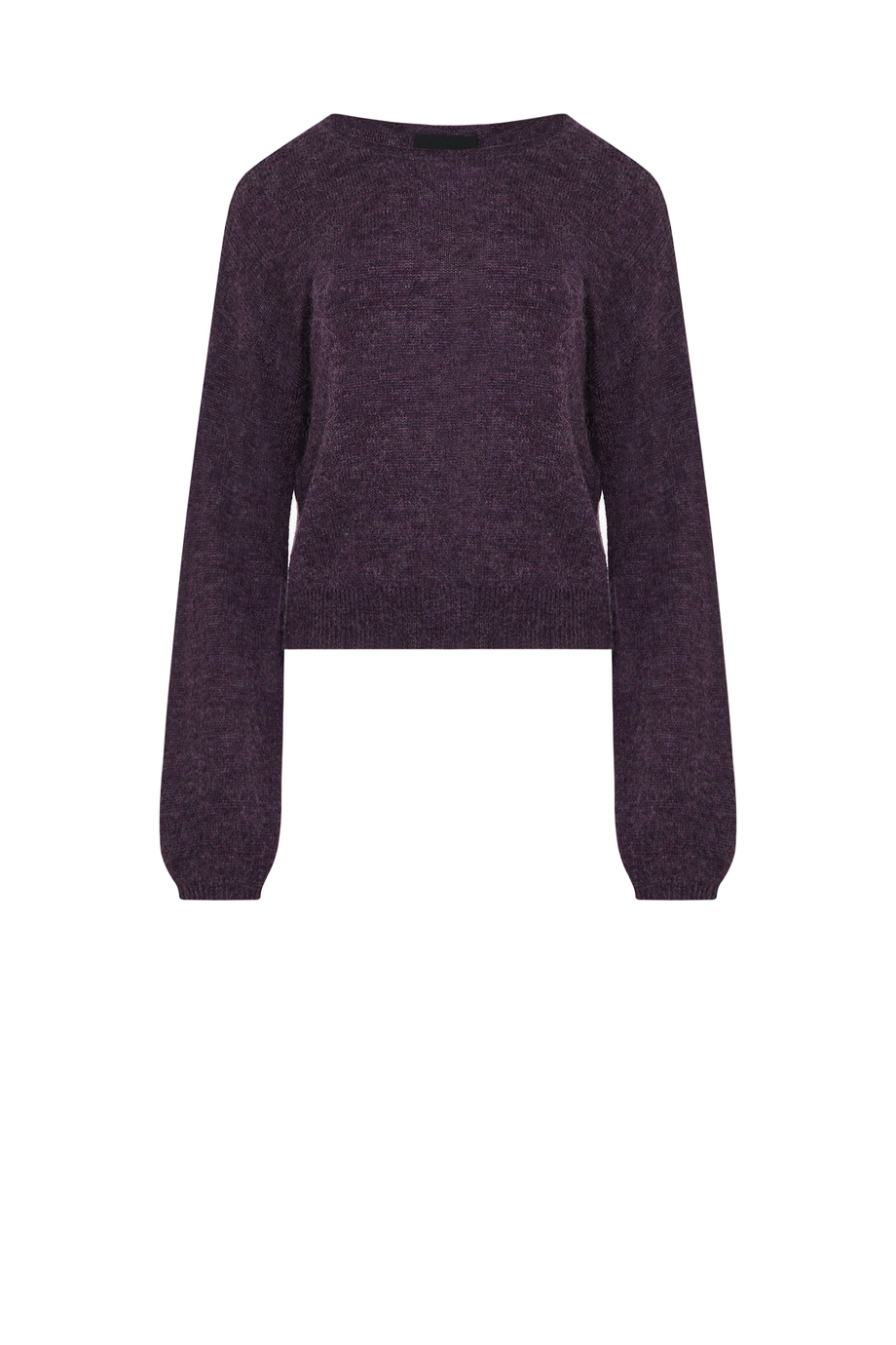 Pulover mov cu mohair Pulover mov cu mohair